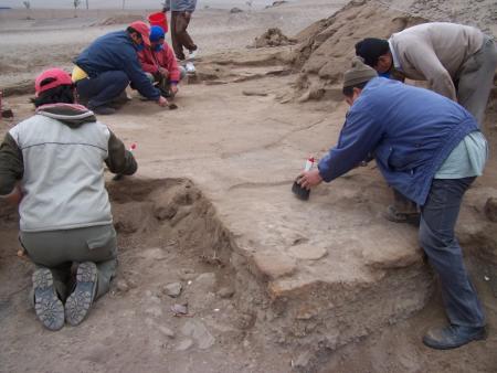 Trabajo de excavación 2006